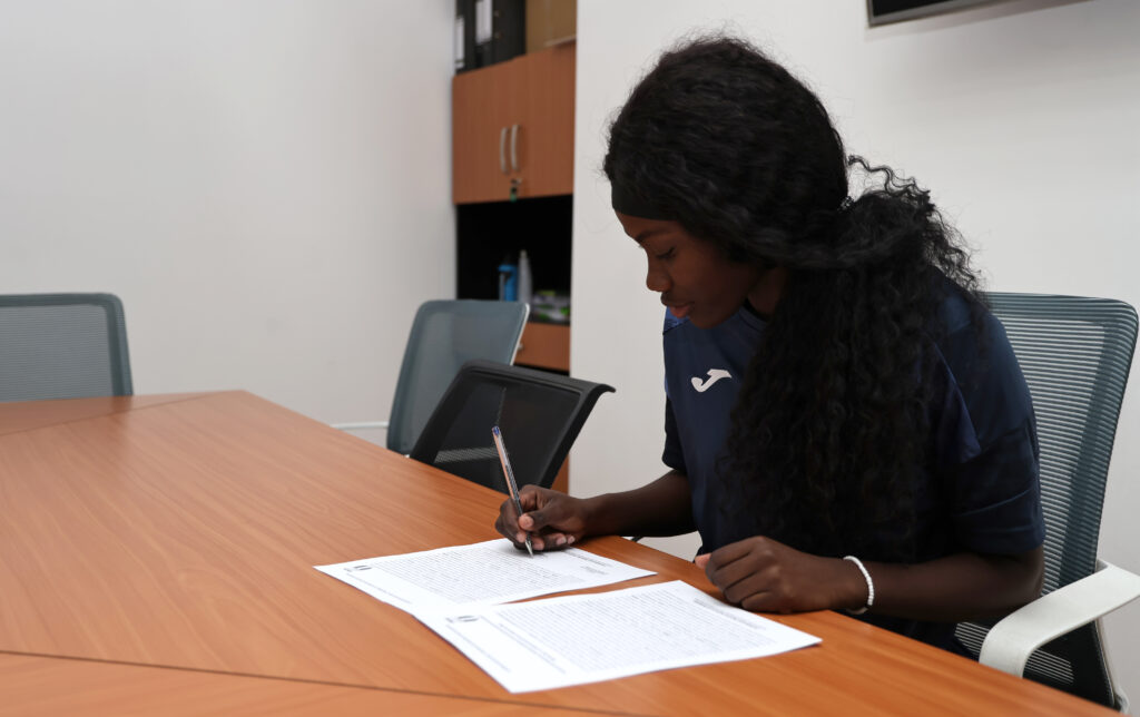 Danisha Chimilio, especialista en salto triple y salto largo